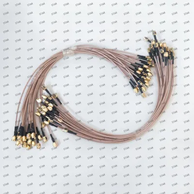 Cable coaxial RF SMA-macho a SMA-macho RG316 Puente adaptador cable alargador antena 40cm