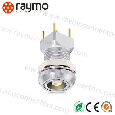 Conector circular de inserción y extracción serie 00 Nim-Camac tipo CD/N 549 Conector coaxial conector fijo