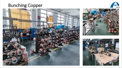 AIPU Tvvbg Cat 5e Cat Cable elevador plano UTP 6 SF cable coaxial multifilar de alambre de acero galvanizado