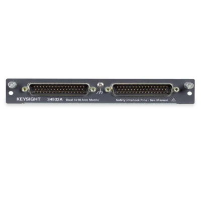 34932Keysight un doble 4X16 34980inducido matriz para un modelo de parámetros