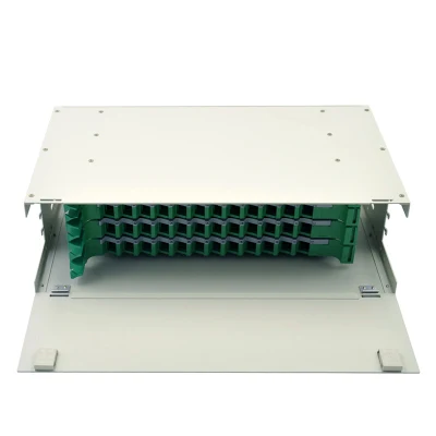 12 /24 /36/48/72 puerto core del bastidor de distribución óptica patch panel de fibra óptica de ODF