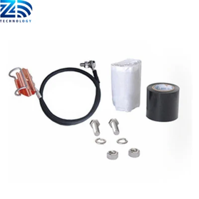 7/8&quot; de Telecomunicaciones por Cable Coaxial Kit de conexión a tierra para la primavera de tirante de la Abrazadera tipo