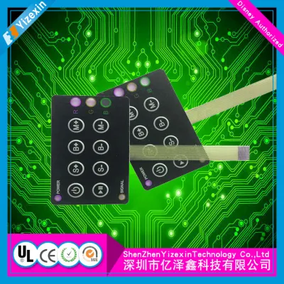 La electrónica inteligente personalizada 3X4 Interruptor de membrana Teclado Matricial