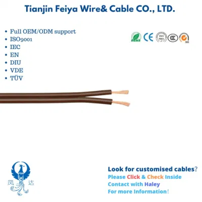 Nyy tipo SPT-2 Cable de alimentación del calibre 18 H07Z-R Cable Zip cobre aluminio Cable Coaxial Cable Eléctrico De Control Panel Solar de caucho resistente al agua cable PV