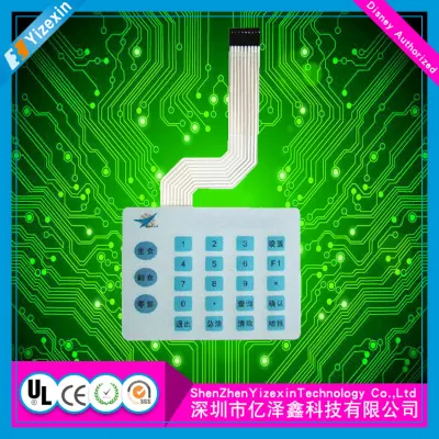 La electrónica inteligente personalizada 3X4 Interruptor de membrana Teclado Matricial