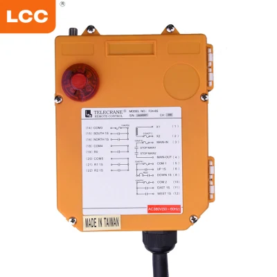 Los fabricantes Telecrane F24-8s Venta caliente Control Remoto Inalámbrico Industrial el interruptor de encendido y apagado de grúas