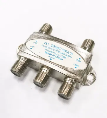 4 X 1 conmutador Diseqc satélite para TLC receptor DVB-S2