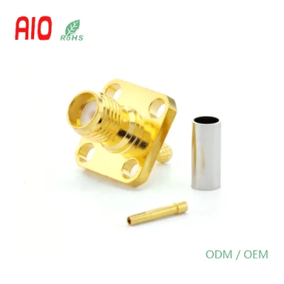 China Wholesale ISO9001 conector SMA certificado conector RF para Nueva industria energética