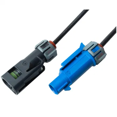 Adaptador de extremo coaxial RF de orientación recta con conector macho Fakra resistente al agua Para el cable de extensión de antena GPS de navegación para coche