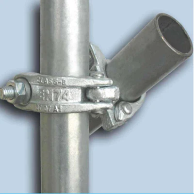 BS 1139 de la Construcción forjado Andamios Andamios Andamios de la abrazadera Abrazaderas de viga de acero forjado de caída de la abrazadera de ángulo ajustable de acoplador de giro