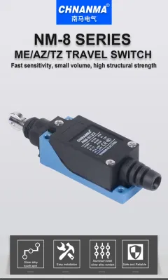 Interruptor de límite mini impermeable de alta resistencia mecánica tipo circuito doble