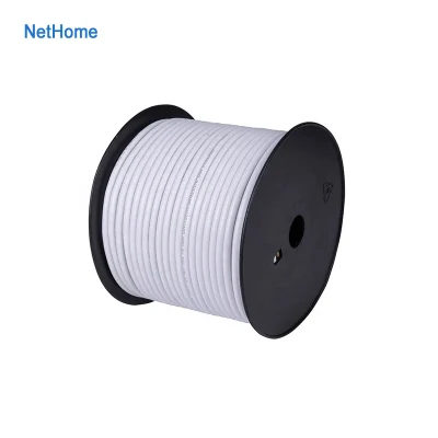 Shenzhen flexible Rg59 CCTV cable coaxial Cámara Rg59 2c con Cable de alimentación