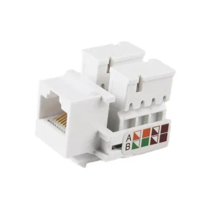 8p8c RJ45 Cat5e conector del acoplador de Jack Keystone Keystone Jack RJ45