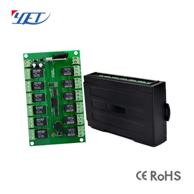 12V 12 canales, Interruptor de control remoto multifunción con el botón de aprendizaje, sin embargo412PC-X