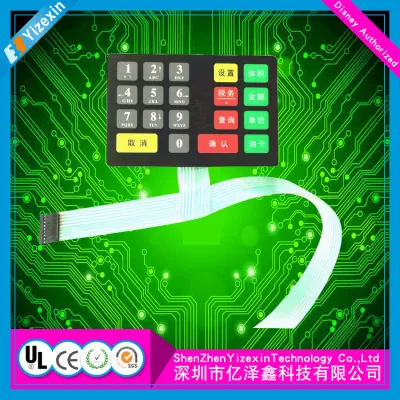 La electrónica inteligente personalizada 3X4 Interruptor de membrana Teclado Matricial