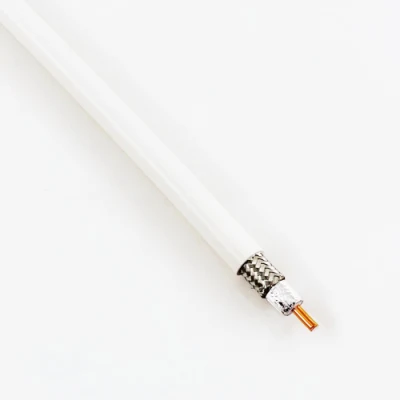 Cable coaxial LMR-400 CCA de baja pérdida LMR400 con conexión de conductor doble Lámina al + apantallamiento de cobre estañado