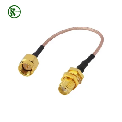 Conjunto de conector SMA coaxial de cable alimentador RF RG316