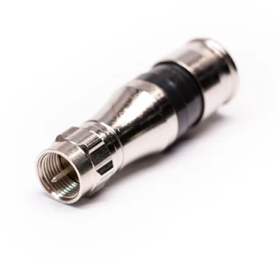 F conector RF coaxial cable coaxial compresión Rg59 RG6 RG11