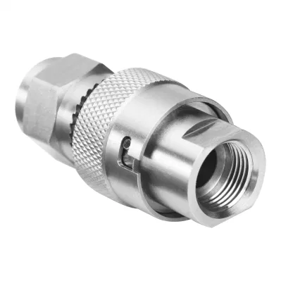 Conector del alimentador de cable coaxial RF acoplador rápido hidráulico de aire RF Adaptador