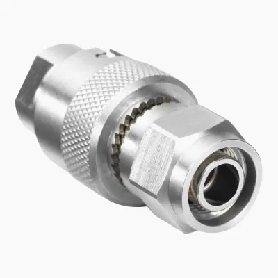 Conector del alimentador de cable coaxial RF acoplador rápido hidráulico de aire RF Adaptador