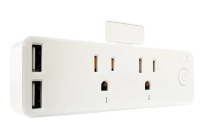 Enchufe de enchufe eléctrico cable de alimentación Smart Plug Us extensión estándar Conector hembra