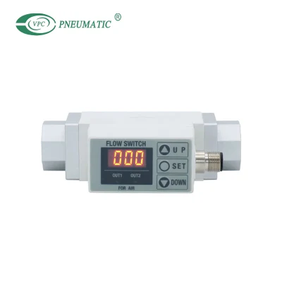 Interruptor de flujo digital para aire serie PF2a, tipo integrado