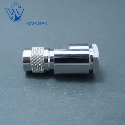 Enchufe macho conector TNC coaxial RF abrazadera para cable RG213