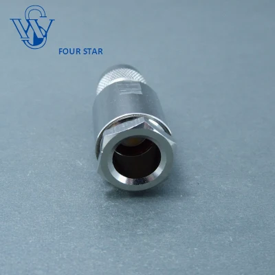 Enchufe macho conector TNC coaxial RF abrazadera para cable RG213