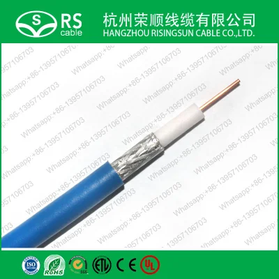  RG11/RG6/RG59 cable coaxial de caída para sistema de satélite CATV