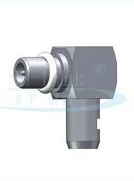 DC-6GHz MMCX-Jw1,37-1 cable flexible conector coaxial RF de 90 grados