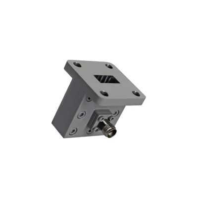 WR51 banda Ku 14,5~22GHz Microondas Waveguide al adaptador coaxial RF Adaptador coaxial