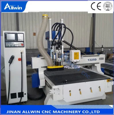 China buena calidad Madera CNC Router 1325 ATC Cambio de herramienta Máquina de grabado de madera
