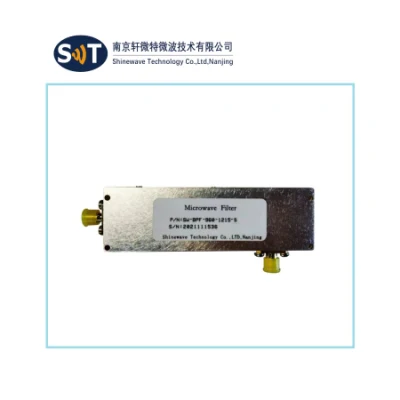 Filtro de paso de banda de microondas RF 900-5000MHz SMA N F K Servicio personalizado de Connector