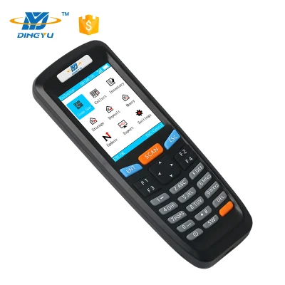 PDA Portátiles Escáner 1D de código de barras 2D Tecnología inalámbrica 2.4G Recopilador de datos