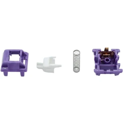 Tecsee DIY Púrpura Panda teclado mecánico suave teclado flexible interruptores