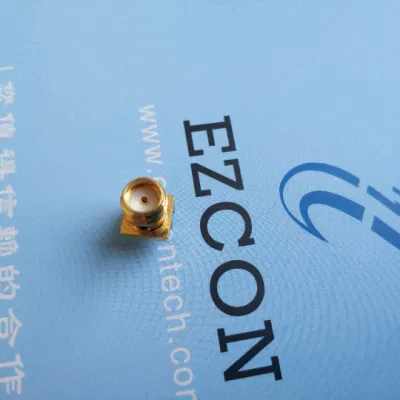 SMA Jack hembra conector coaxial RF Pasador de compensación de tipo de soldadura de montaje en panel de la PCB