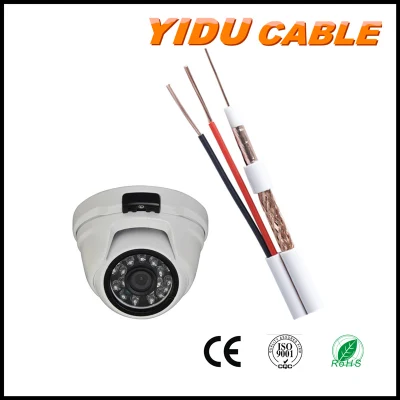 Rg59 Cable Coaxial con silicona Power Cable de Audio Digital Coaxial