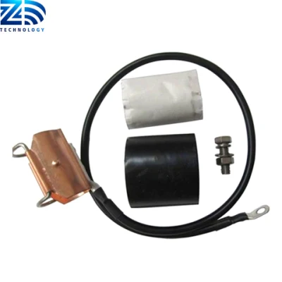 7/8&quot; de Telecomunicaciones por Cable Coaxial Kit de conexión a tierra para la primavera de tirante de la Abrazadera tipo