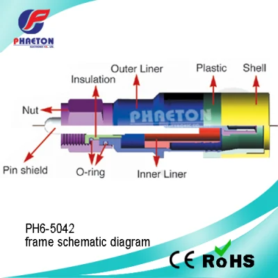 Conectador de la Compresión Rg11 para el Cable Coaxial (pH6-5042)