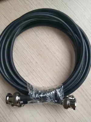 Conector BNC macho a conector macho BNC de prueba de conjunto de cable coaxial RF Cable de Audio y Video