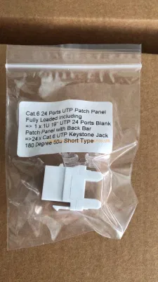Keystone Jack CAT6A/6 STP RJ45 a RJ45 el acoplador