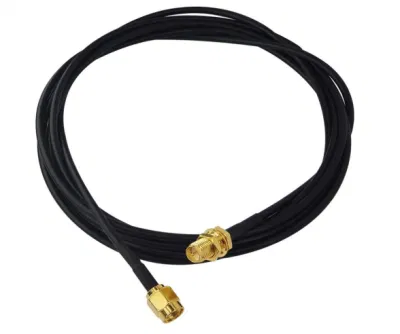 300mm plano antena coaxial Rpsma Macho a Hembra Cable Rpsma ventana de la puerta