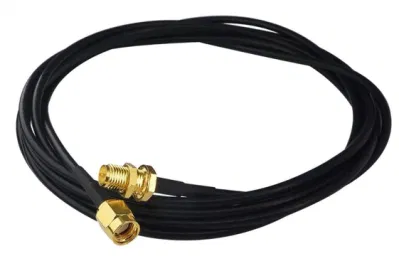 300mm plano antena coaxial Rpsma Macho a Hembra Cable Rpsma ventana de la puerta