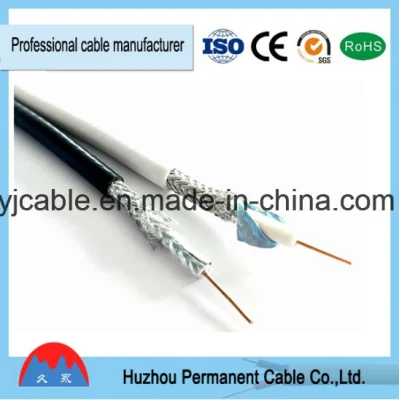 Od de alta calidad: 7mm de color blanco de 75ohm coaxial cable