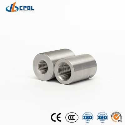  Montaje del conector de construcción de empalme de barra de refuerzo del acoplador de barra de refuerzo de transición forjado