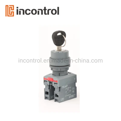 La serie La118p de interruptores de botón giratorio con bloqueo automático y recuperación automática está disponible con 2 contactos normalmente abiertos (2NO) y 2 contactos normalmente cerrados (2NC), y también con un contacto normalmente abierto y cerrado (NO+NC).