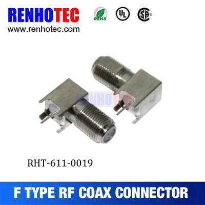 En Ángulo Recto recto de 90 a 180 grados masculino femenino conector coaxial RF Conectores tipo F
