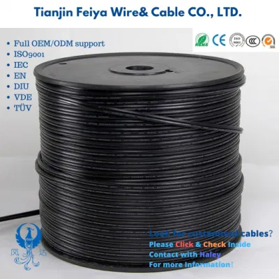 Nyy tipo SPT-2 Cable de alimentación del calibre 18 H07Z-R Cable Zip cobre aluminio Cable Coaxial Cable Eléctrico De Control Panel Solar de caucho resistente al agua cable PV