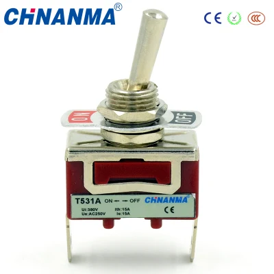 Dpdt on off Interruptor Spdt resistente al agua