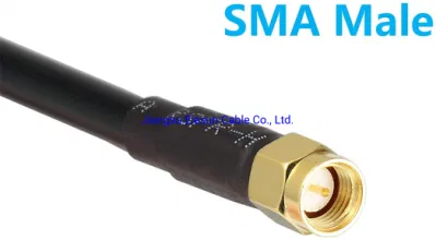 RF Cable coaxial RG58 Cable con enchufe tipo N Conjunto de cables de conector macho para la comunicación de radio